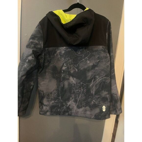 Free country boys size 10/12 gray black lightweight coat jacket - Picture 4 of 5